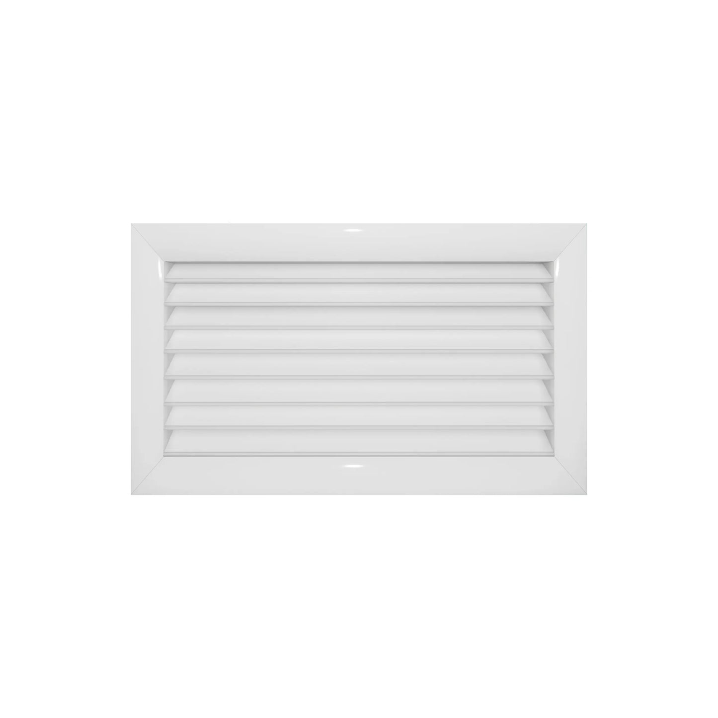 10X6 return air grille aluminum white front