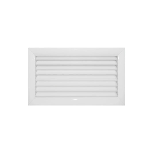 10X6 return air grille aluminum white front