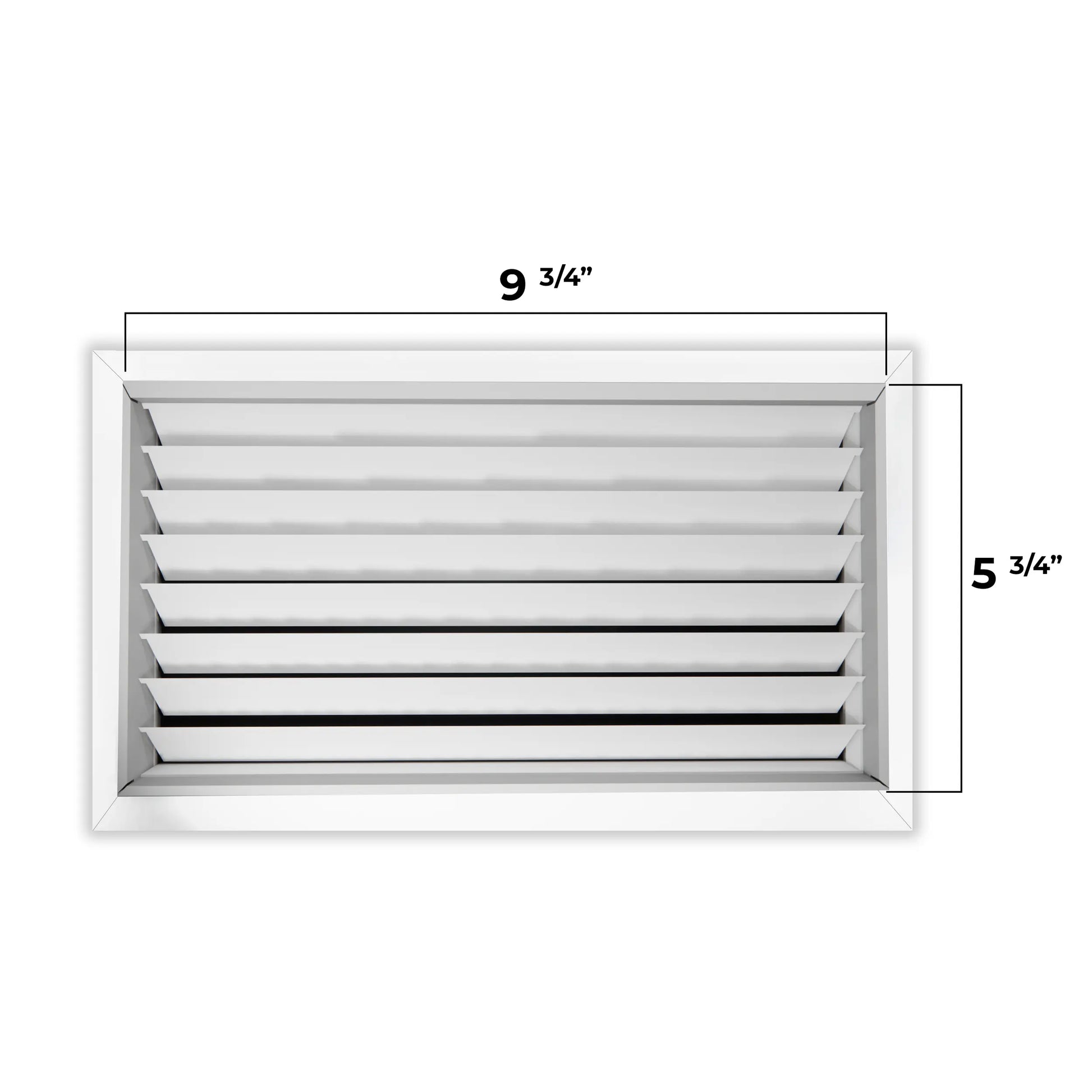 10X6 return air grille aluminum white