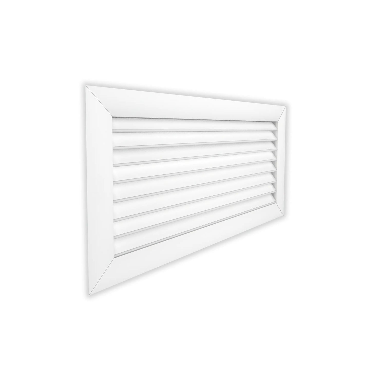 10X6 return air grille aluminum white side