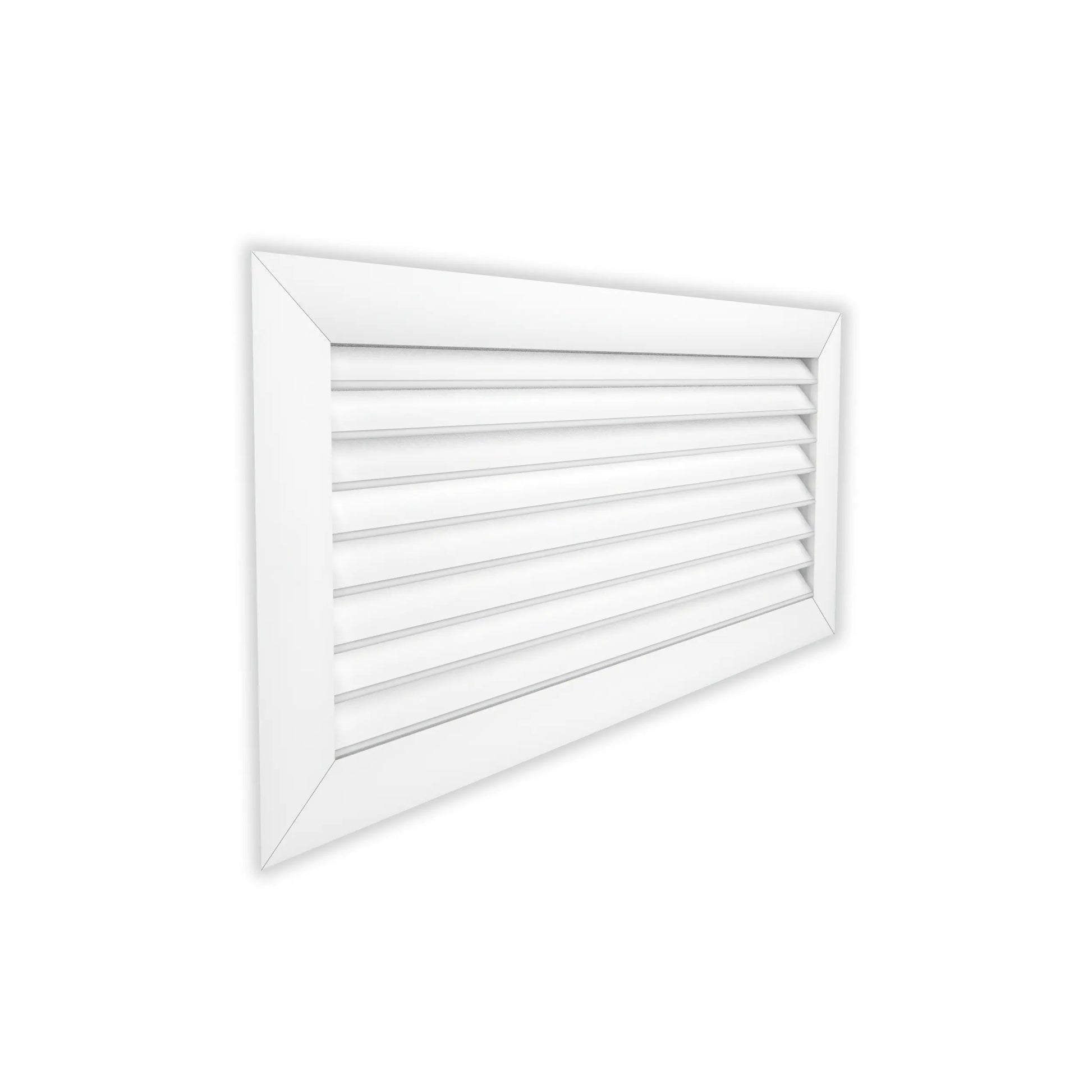 10X6 return air grille aluminum white side