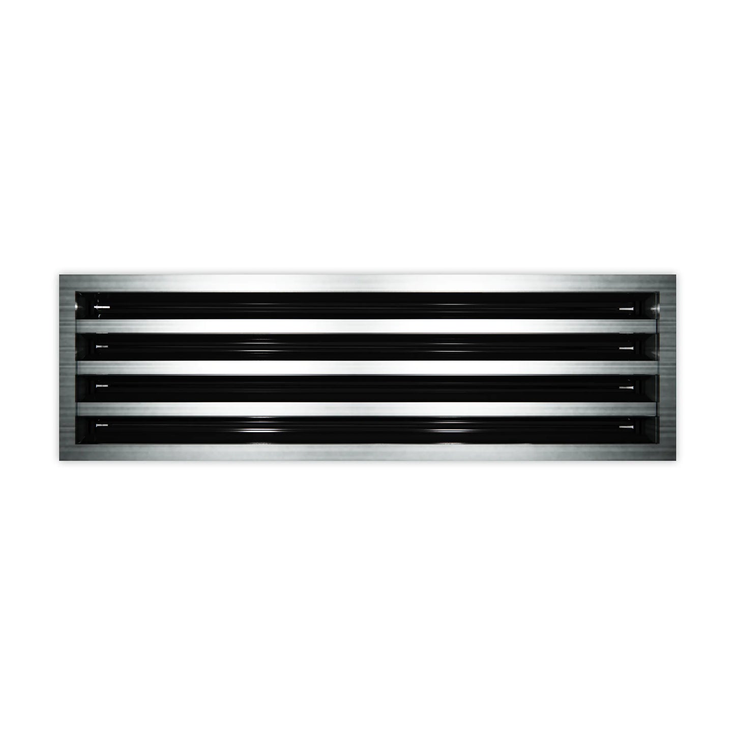 Rejilla Moderna AC 16x6 - Rejilla Decorativa Blanca - Difusor Ranura Lineal Estándar 99,9% Aluminio - MAIER INTERNACIONAL