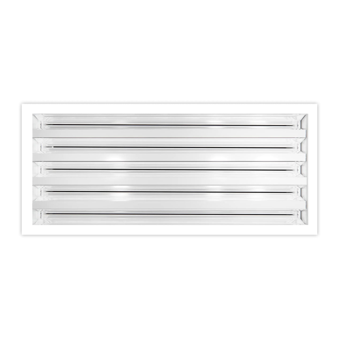 Rejilla Moderna AC 16x6 - Rejilla Decorativa Blanca - Difusor Ranura Lineal Estándar 99,9% Aluminio - MAIER INTERNACIONAL