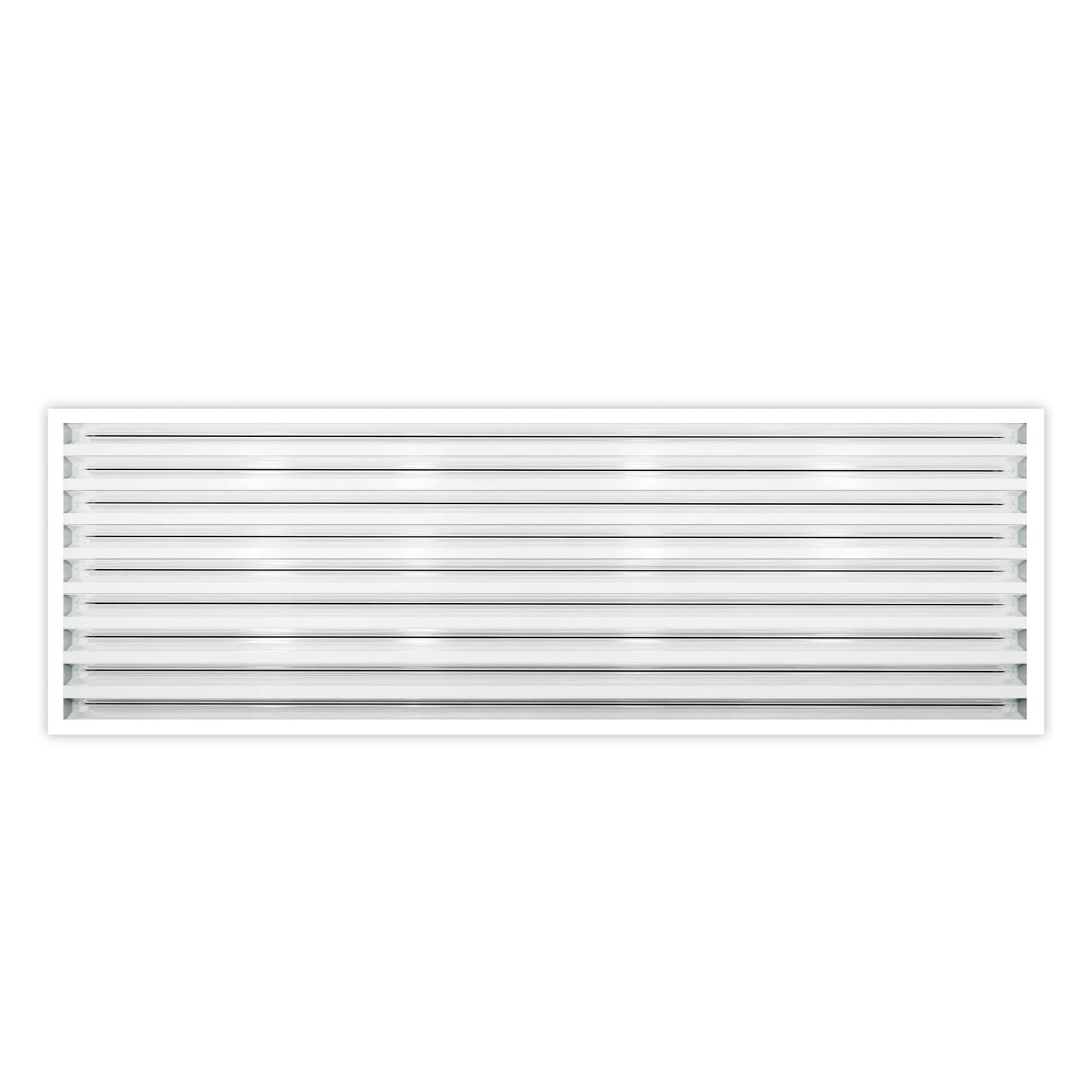 Rejilla AC Moderna 36x14 - Rejilla Decorativa Blanca - Difusor Ranura Lineal Estándar 99,9% Aluminio - MAIER INTERNACIONAL