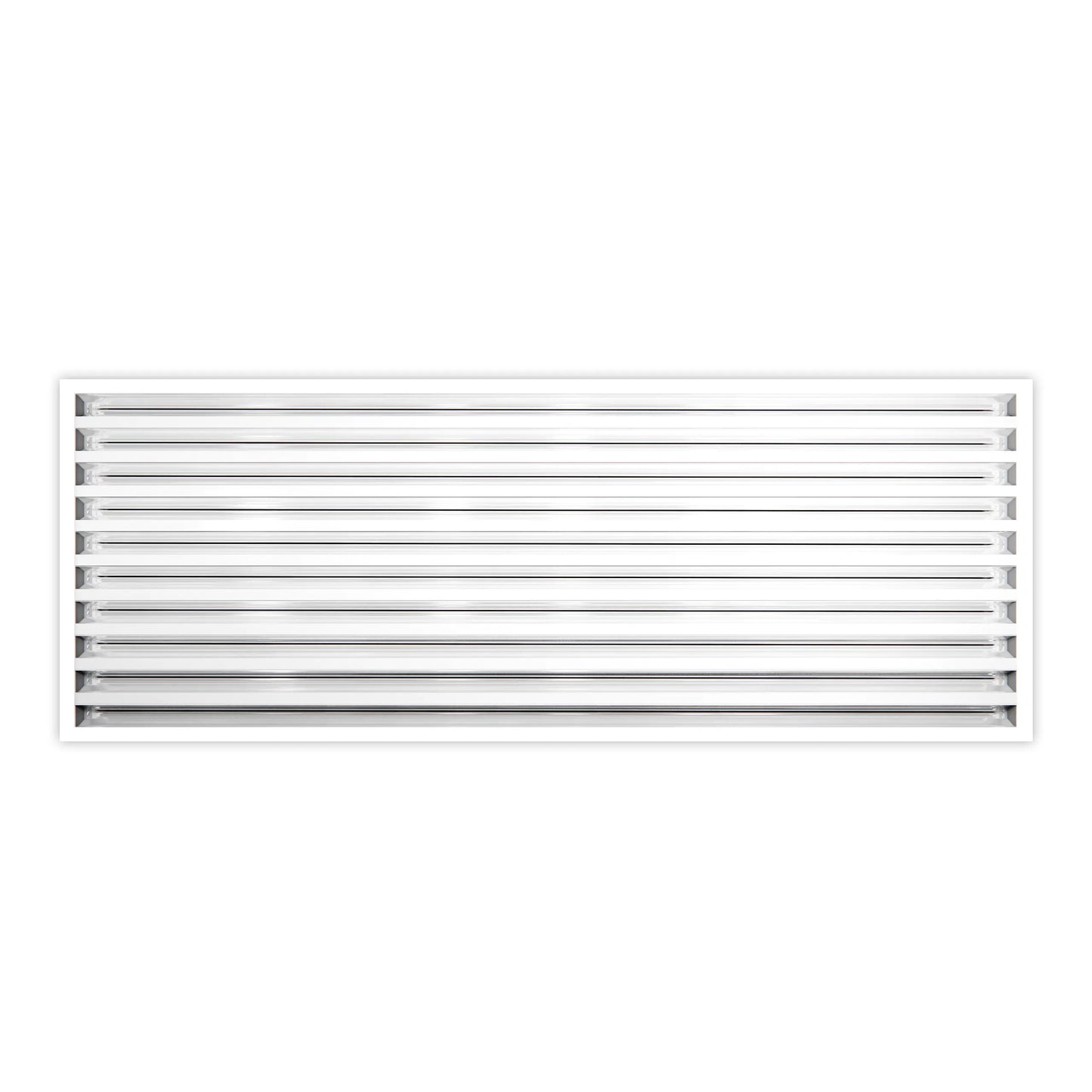 36x16 Modern AC Vent Cover - Decorative White Air Vent - Standard Linear Slot Diffuser 99,9% Aluminium- MAIER INTERNACIONAL