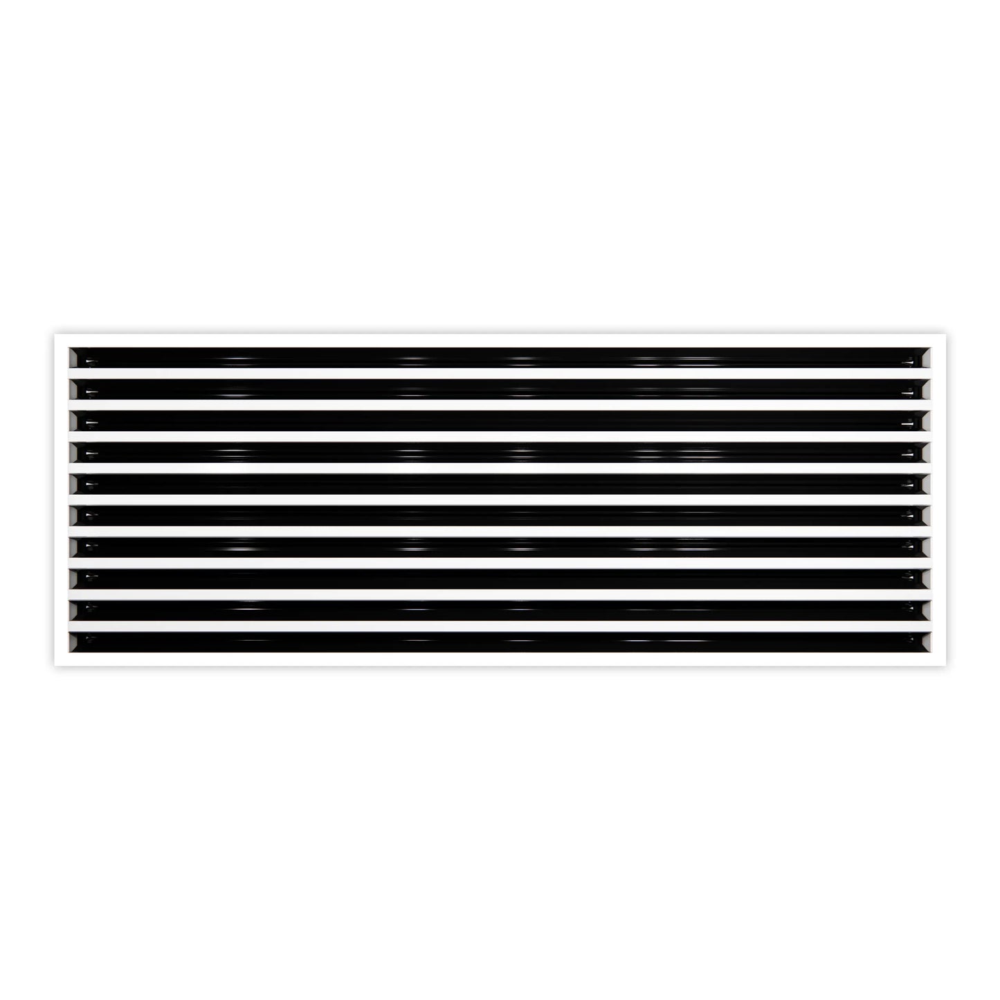 36x16 Modern AC Vent Cover - Decorative White Air Vent - Standard Linear Slot Diffuser 99,9% Aluminium- MAIER INTERNACIONAL