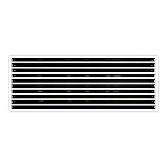 Rejilla AC Moderna 36x16 - Rejilla Decorativa Blanca - Difusor Ranura Lineal Estándar 99,9% Aluminio - MAIER INTERNACIONAL