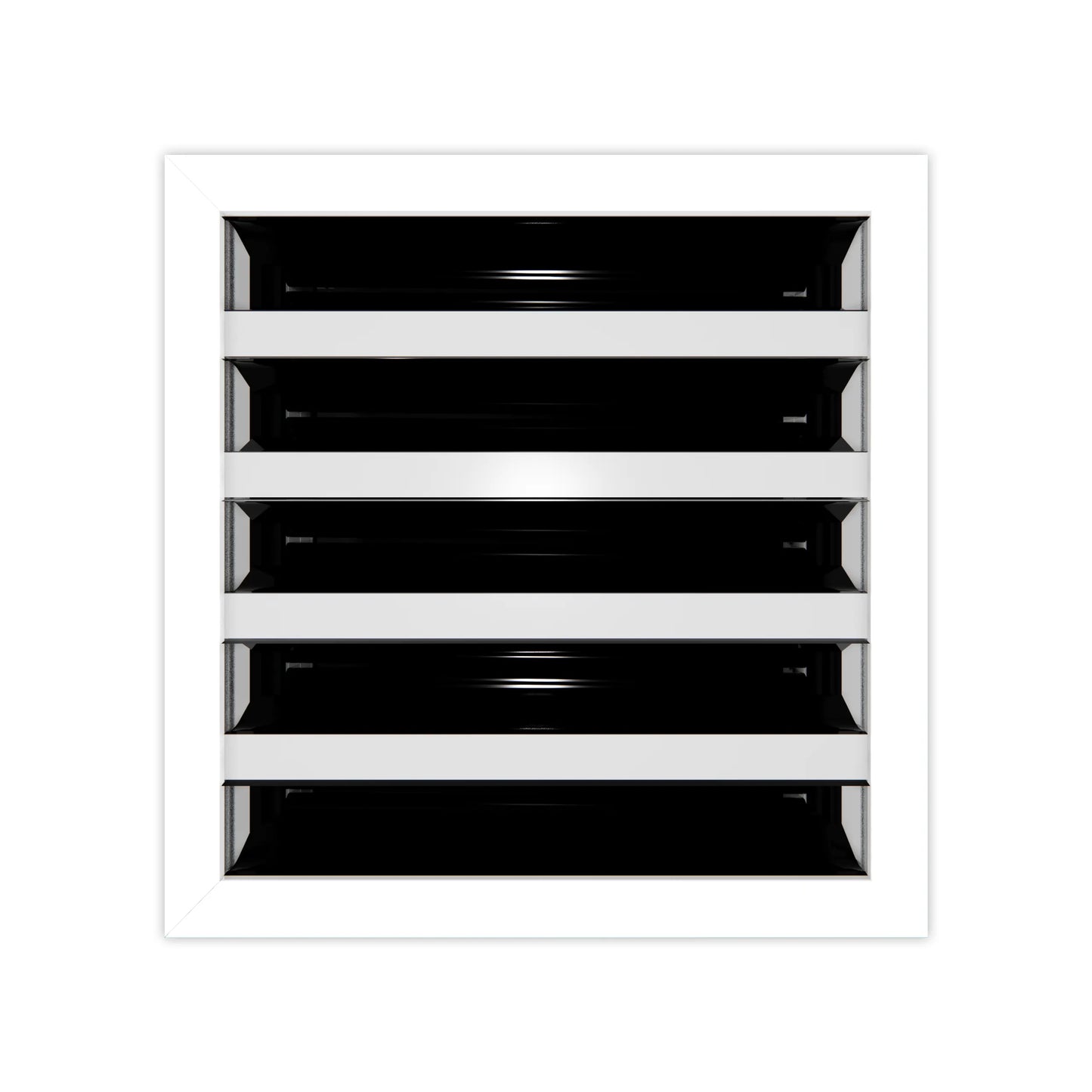 Rejilla AC Moderna 8x6 - Rejilla Decorativa Blanca - Difusor Ranura Lineal Estándar 99,9% Aluminio - MAIER INTERNACIONAL