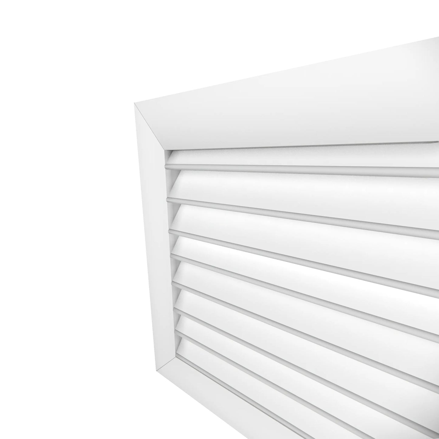 10X6 return air grille close white