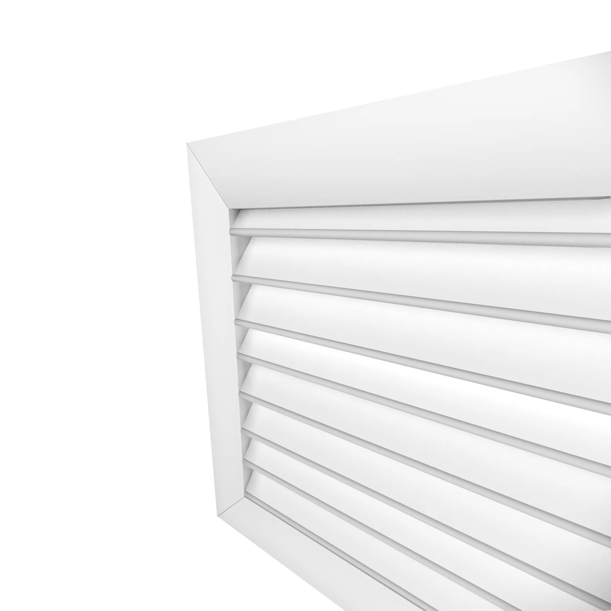 10X6 return air grille close white