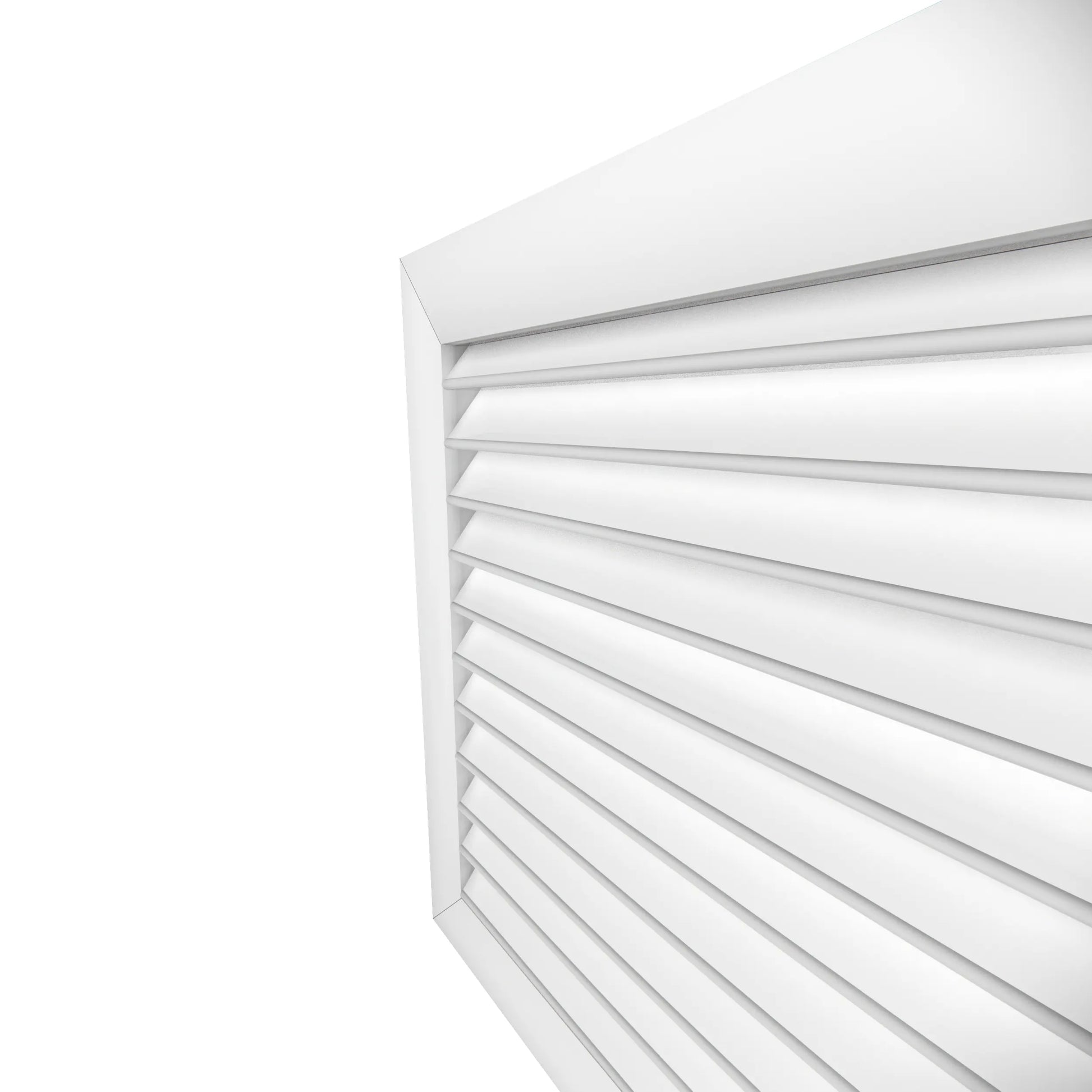 8X8 whire side Aluminum return air grill